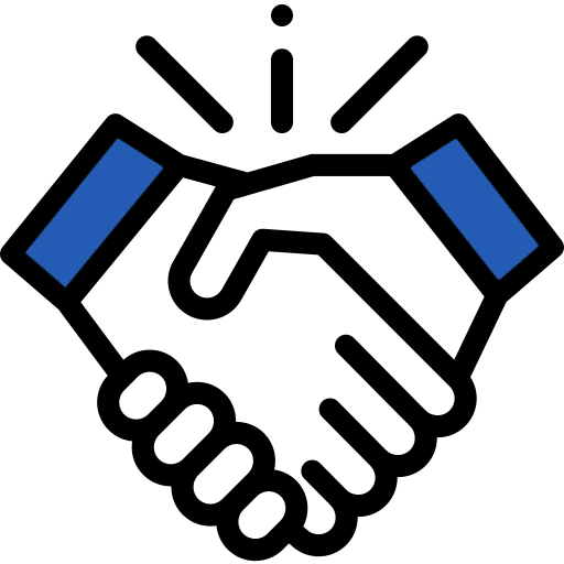 Integrated Partner earning service fee share (partnership-handshake from Flaticon)