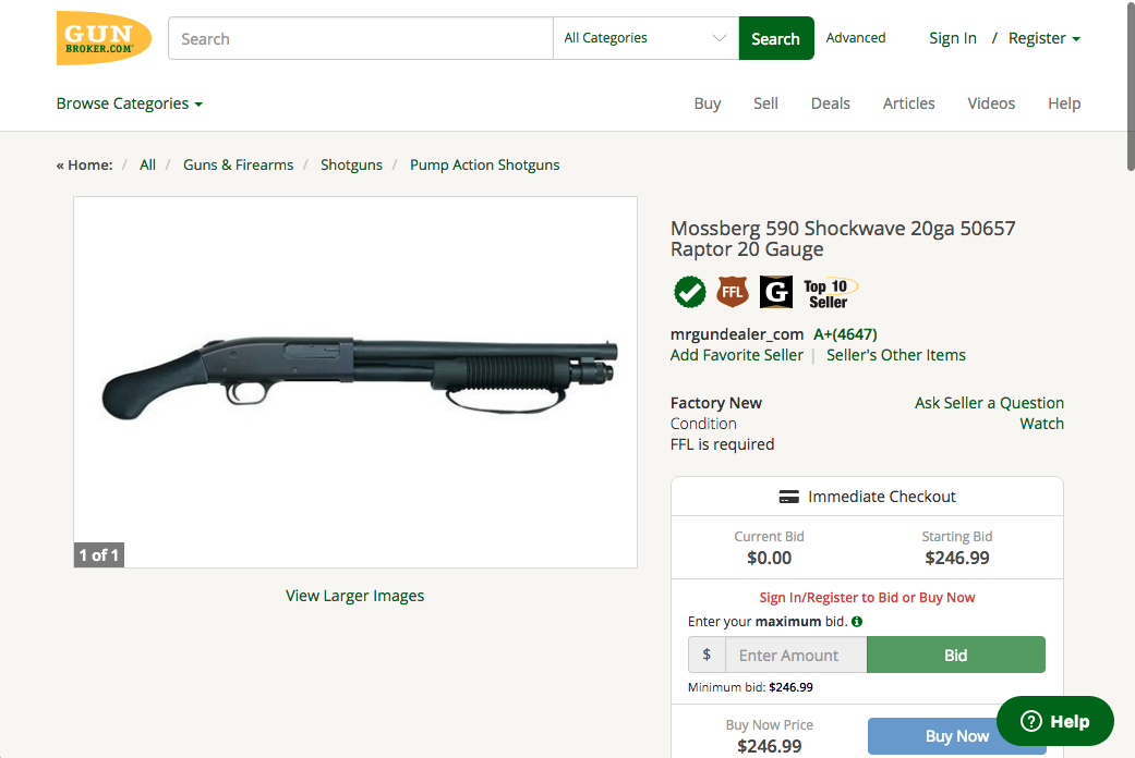 Best-deal-on-GunBroker---Mossberg-590-Shockwave